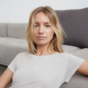 Aritzia The Group by Babaton Foundation Crew, Ice Grey, S